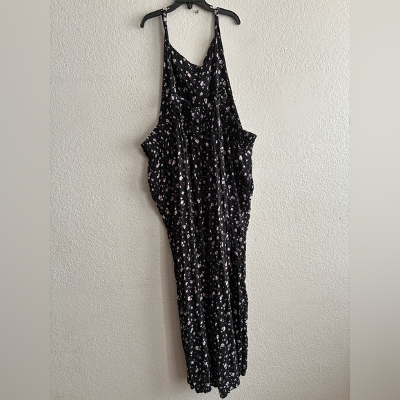 Torrid Black Floral Print Soft Jumpsuit 2S - Picture 13 of 15